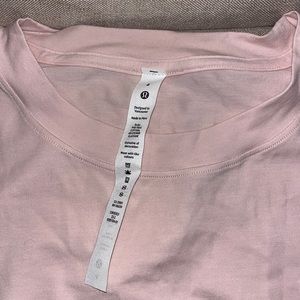 baby pink lululemon tank